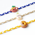 Cute Food Themed Kids Rakhi Set