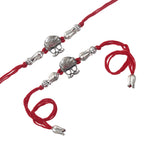 Bhai Rakhi Set – Rajwadi Turban & Moustache Charm with Free Chawal & Kumkum